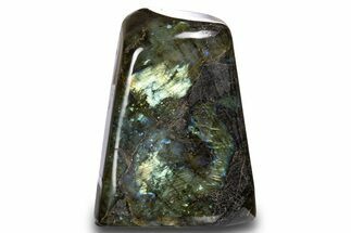 Flashy, Free-Standing Polished Labradorite - Madagascar #325203