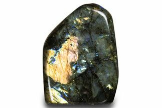 Flashy, Free-Standing Polished Labradorite - Madagascar #325205