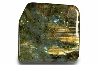 Flashy, Free-Standing Polished Labradorite - Madagascar #325223