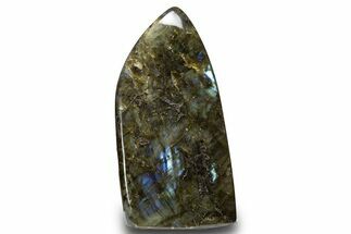 Flashy, Free-Standing Polished Labradorite - Madagascar #325226