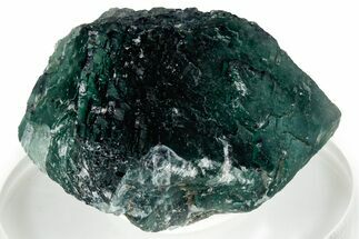 Green Stepped Fluorite Crystal w/ Purple Edges - Okorusu Mine #326552