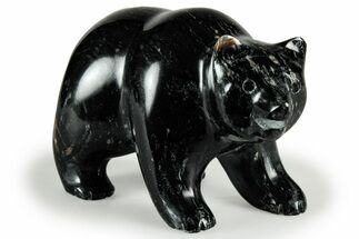 Realistic Polished Picasso Marble Bear - Utah #326781