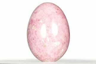 Polished Rhodonite Egg - Colorado #326772