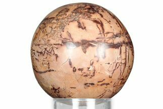 Polished Saharan Desert Jasper Sphere - Morocco #326907