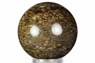 Golden Amphibolite Sphere - Western Australia #327385