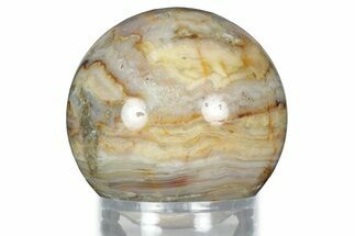 Polished Banded Lace Agate Sphere #328001