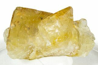 Gemmy Yellow Fluorite Cluster - Spain #327158
