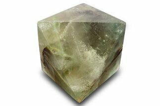 Polished Colorful Fluorite Octahedron - China #328783