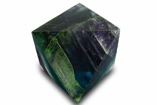 Polished Colorful Fluorite Octahedron - China #328799