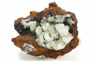 Sparkling Adamite Crystals on Matrix - Ojuela Mine, Mexico #327106