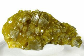 Lustrous Forest-Green Pyromorphite Crystal Cluster - China #330096