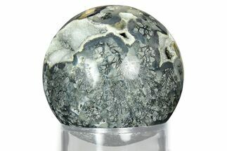Colorful Polished Marcasite Agate Sphere - Indonesia #330211