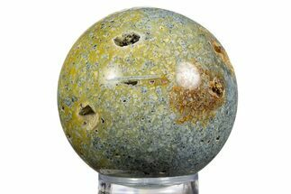 Polished Cosmic Jasper Sphere - Madagascar #330130