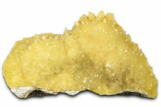 Fluorescent Yellow Calcite Crystal Cluster - South Dakota #330368