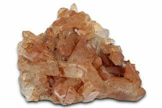Tangerine Quartz Crystal Cluster - Brazil #328905