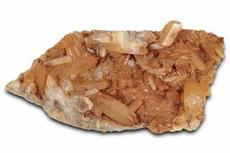 Tangerine Quartz Crystal Cluster - Brazil #328934
