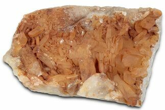 Tangerine Quartz Crystal Cluster - Brazil #328936