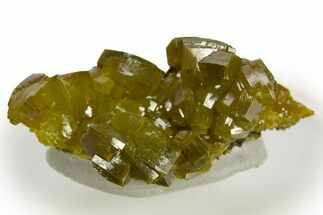 Lustrous Forest-Green Pyromorphite Crystal Cluster - China #330115