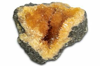 Intense Orange Calcite Crystal Cluster - Poland #332027
