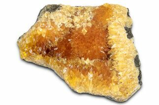 Intense Orange Calcite Crystal Cluster - Poland #332029