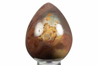 Polished Polychrome Jasper Egg - Madagascar #331719