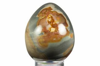 Polished Polychrome Jasper Egg - Madagascar #331720