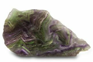 Colorful, Polished Fluorite Slab - China #333270