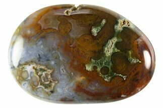 Polished Ocean Jasper Stone - Madagascar #330010