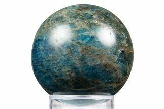Bright Blue Apatite Sphere - Madagascar #334018