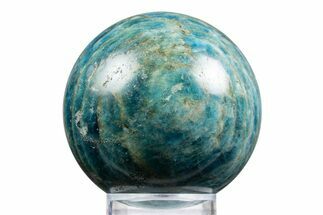 Bright Blue Apatite Sphere - Madagascar #334024