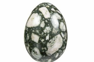 Polished Chinese Writing Rock Egg - Alaska #334140
