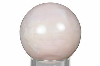 Polished Pink Manganoan (Mangano) Calcite Sphere - Fluorescent! #335018