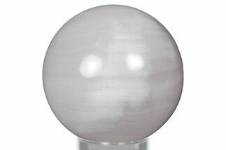 Polished Pink Manganoan (Mangano) Calcite Sphere - Fluorescent! #335019