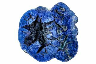 Vivid Blue, Cut/Polished Azurite Nodule - Siberia #335254
