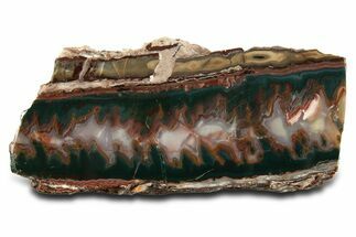 Colorful Polished Idaho Sunset Jasper Slab #336238