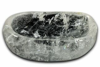 Polished Clear Quartz Dish - Madagascar #336425