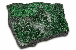 Sparkling Green Uvarovite Garnets - Russia #336501