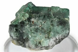 Fluorescent Green Fluorite Twins - Diana Maria Mine, England #337521