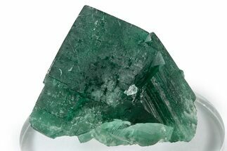 Fluorescent Green Fluorite Twins - Diana Maria Mine, England #337526