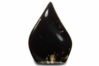 Polished Indonesian Blue Amber Flame #338018