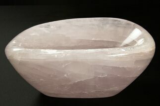 Polished Rose Quartz Dish #338442
