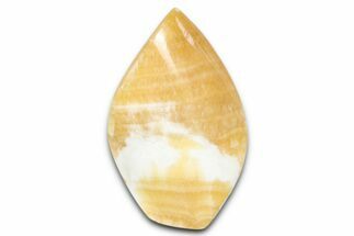 Polished Orange (Mango) Calcite Flame - Afghanistan #337998