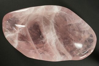 Polished Rose Quartz Dish #338455
