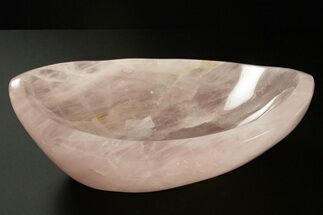 Polished Rose Quartz Dish #338457