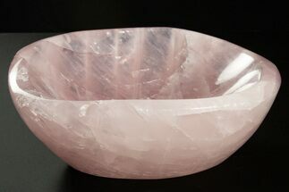 Polished Rose Quartz Dish #338460