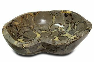 Huge, Polished Septarian Bowl - Madagascar #339303