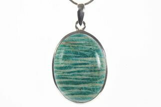 Amazonite Pendant (Necklace) - Sterling Silver #339837