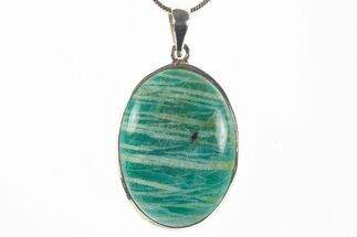 Amazonite Pendant (Necklace) - Sterling Silver #339838