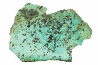 Bright Blue Apatite (Fluorapatite) Slab - Madagascar #338139