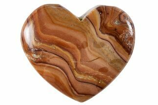 Polished Rolling Hills Dolomite Heart - Mexico #341970